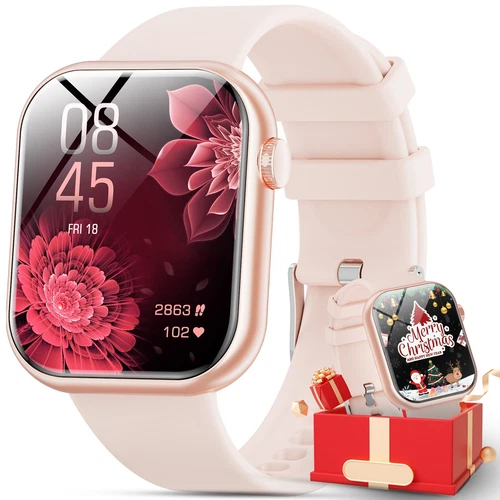 Waterproof Women Smart Watch (Answer /Make Call) Fitness Tracker for IOS Android