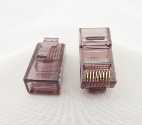 50x RJ45 Network Cable Modular Plug Ethernet CAT5 8P8C Connector End Multi-color - Picture 6 of 12