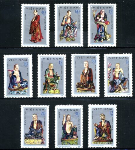 VIETNAM Post War 1978 Buddhism Status in Tay Phuong Pagoda 939-948 MNH