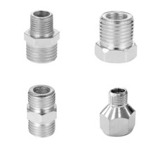 4pcs Airbrush Adaptor Kit Fitting Connector Set Compressor Air brush Hose Z9W7