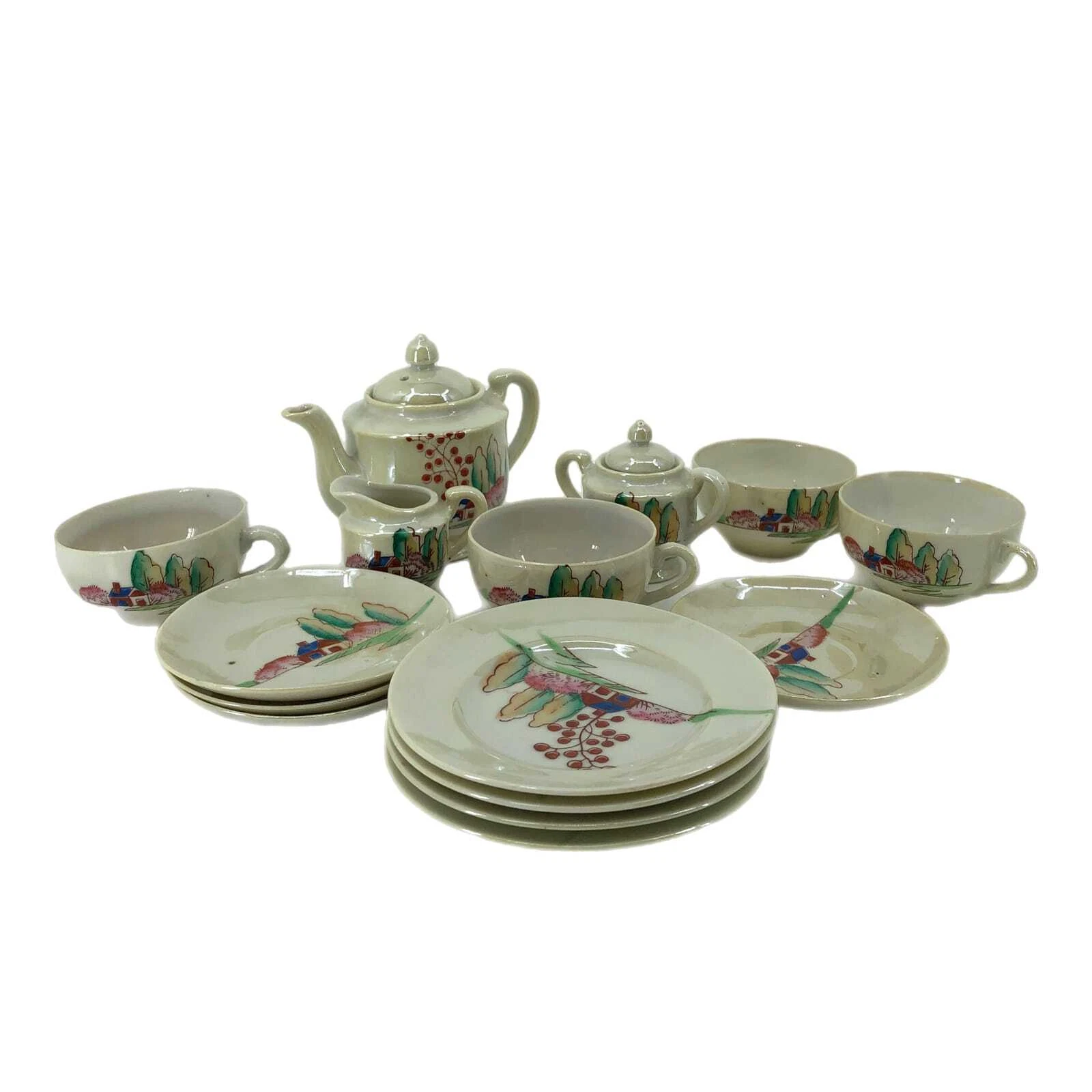Classic Cream Vintage Tea Set | Made in Japan
