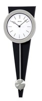 Seiko Wall Pendulum Clock Silver-tone Case On Black Solid Wood Base, New, Free S on sale Seiko Wall Pendulum Clock Silver-tone Case On Black Solid Wood Base, New, Free S on sale