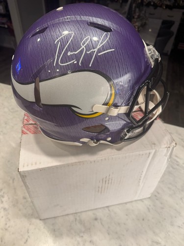 Randy Moss Signed Helmet Full Size Speed Authentic Custom Helmet READ - Picture 7 of 8