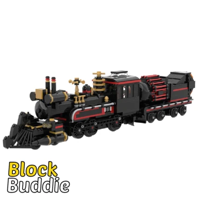 BRICK Zurück in die Zukunft Jules Verne Zug Zeitmaschine MOC - Klemmbausteine