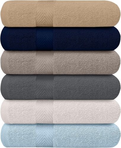 Extra Large Cotton Bath Towels For Bathroom Absorbent Shower Towel Bulk Multiple