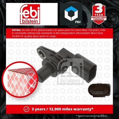 Camshaft Position Sensor fits VW GOLF 1.4 1.6 97 to 13 036907601 036907601A Febi