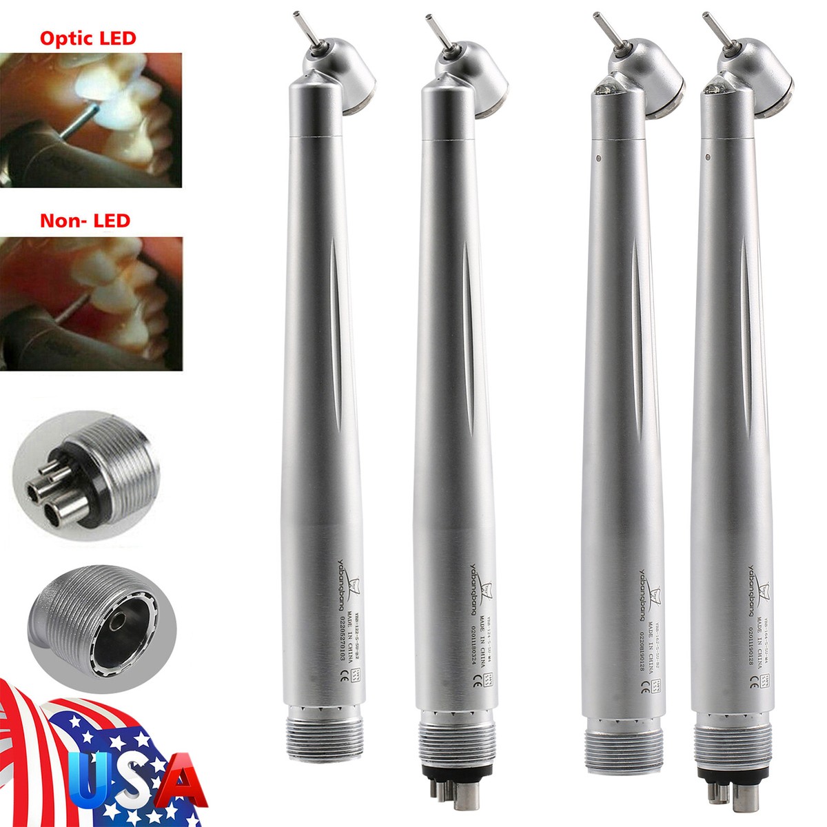 SHKシリーズ NSK Style Dental Surgical 45° Degree LED High Speed Handpiece