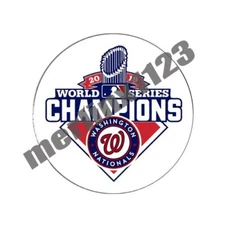 Washington Nationals 2019 World Series Champions MLB Golf Ball Marker