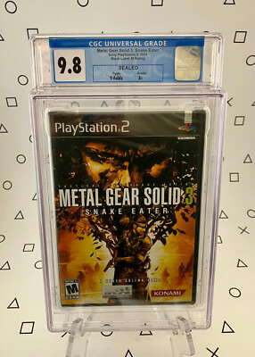 Metal Gear Solid 3: Snake Eater Sealed - PS2 - CGC 9.8, A+ - Key Title Gem Mint