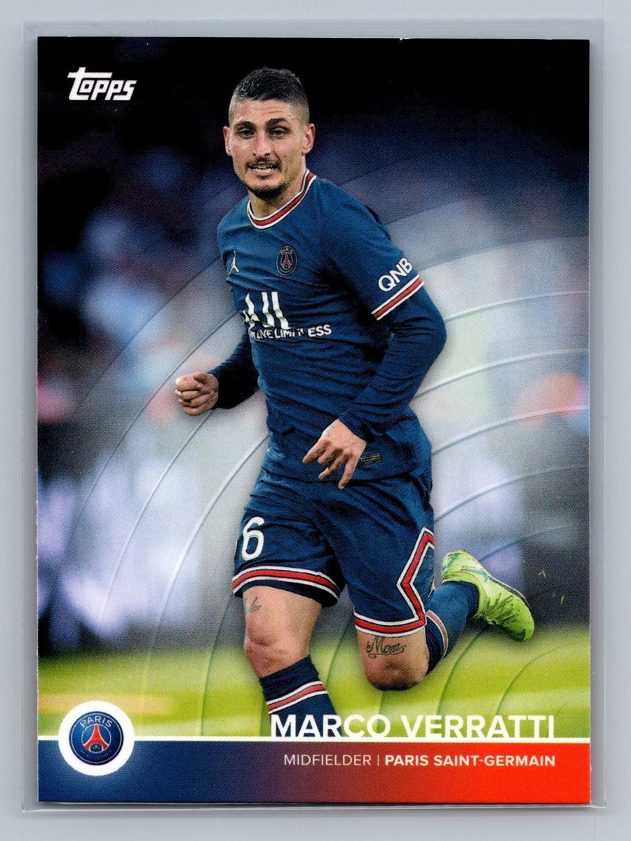 Marco Verratti 2021-22 Topps Paris Saint-Germain Paris Saint