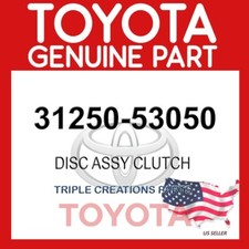 Genuine Toyota 31250-53050 Disc Assy Clutch 3125053050 OEM