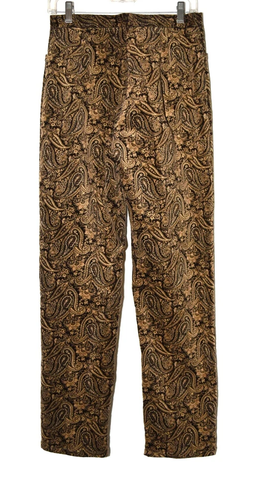 Pantalones Jones New York Country Marrón Cachemira Algodón Elástico Pana 29x33 Talla 6 Foto 4 de 4