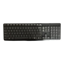Logitech K235 Wireless Keyboard Full-Size USB Receiver Compact Design Black