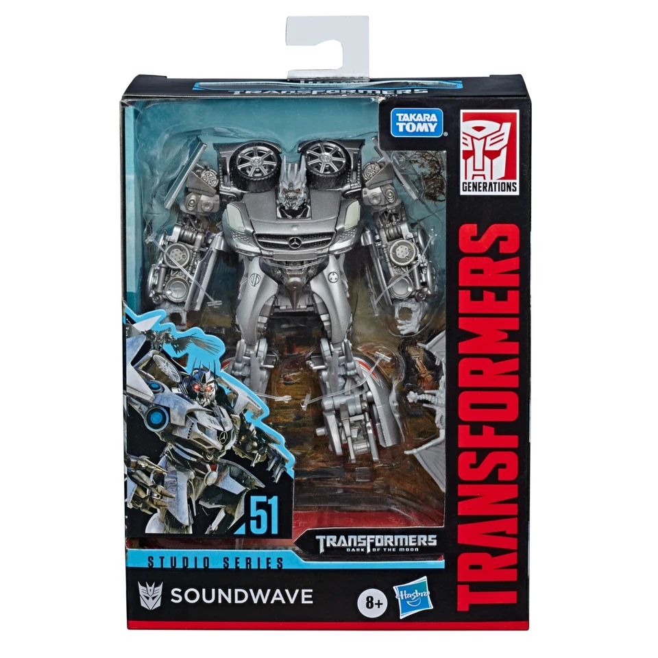 Transformers Studio Series 051 Soundwave Laserbeak 2pc TF3 Mercedes-Benz SLS AMG - Image 2 of 4