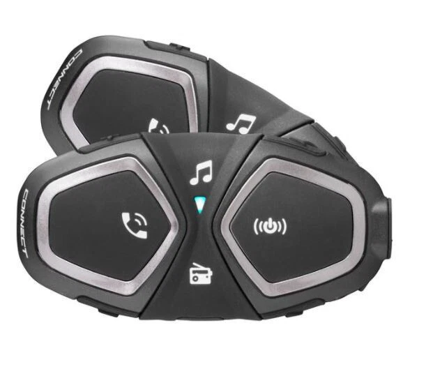 Interfono moto bluetooth Cellularline Connect doppio 2 caschi