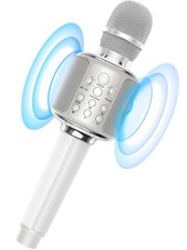 Wireless Bluetooth Karaoke Microphone, Built-in Loud Speaker for 10H Playback...