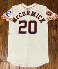 Chas McCormick 2025 Houston Astros Game Used Worn Home White Jersey MLB Auth