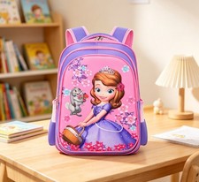 Princess Sofia Kids Backpack Girls School Bag Cartoon Bookbag Gift