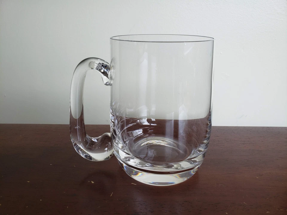 Taza Dartington Falstaff Tankard Pint Hecha a Mano Cristal de Plomo - Hecha en Reino Unido Foto 2 de 4