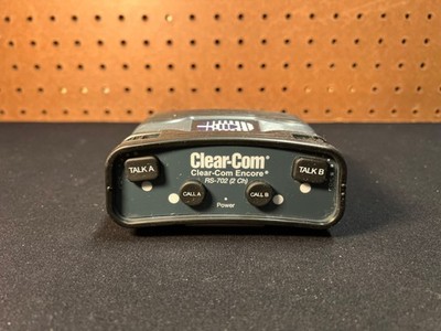 Clear-Com RS-702 2-Channel Beltpack - Black