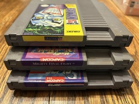 Mighty Final Fight Batman Return Joker GI Joe Atlantis Da NES Nintendo AUTHENTIC