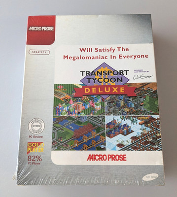 Transport Tycoon Deluxe, PC Big Box, NEU SEALED
