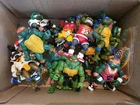 Vintage Teenage Mutant Ninja Turtles Action Figures Lot 3x Soft Head