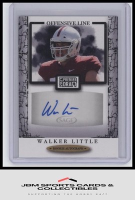 2021 SAGE Premier Draft #A88 Walker Little Autographs Black | eBay