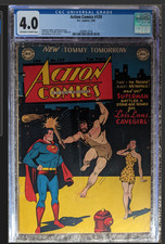 Action Comics 129 CGC 4.0 1949 Golden Age Sup...