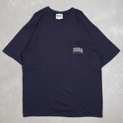 Vintage Boca Single Stitch T-Shirt X-Large Herren 80er Jahre Blue Company