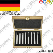 HSS Drehmei&szlig;el Set 8-tlg. 6x6 mm Drehstahl Satz f&uuml;r Drehbank geschliffen