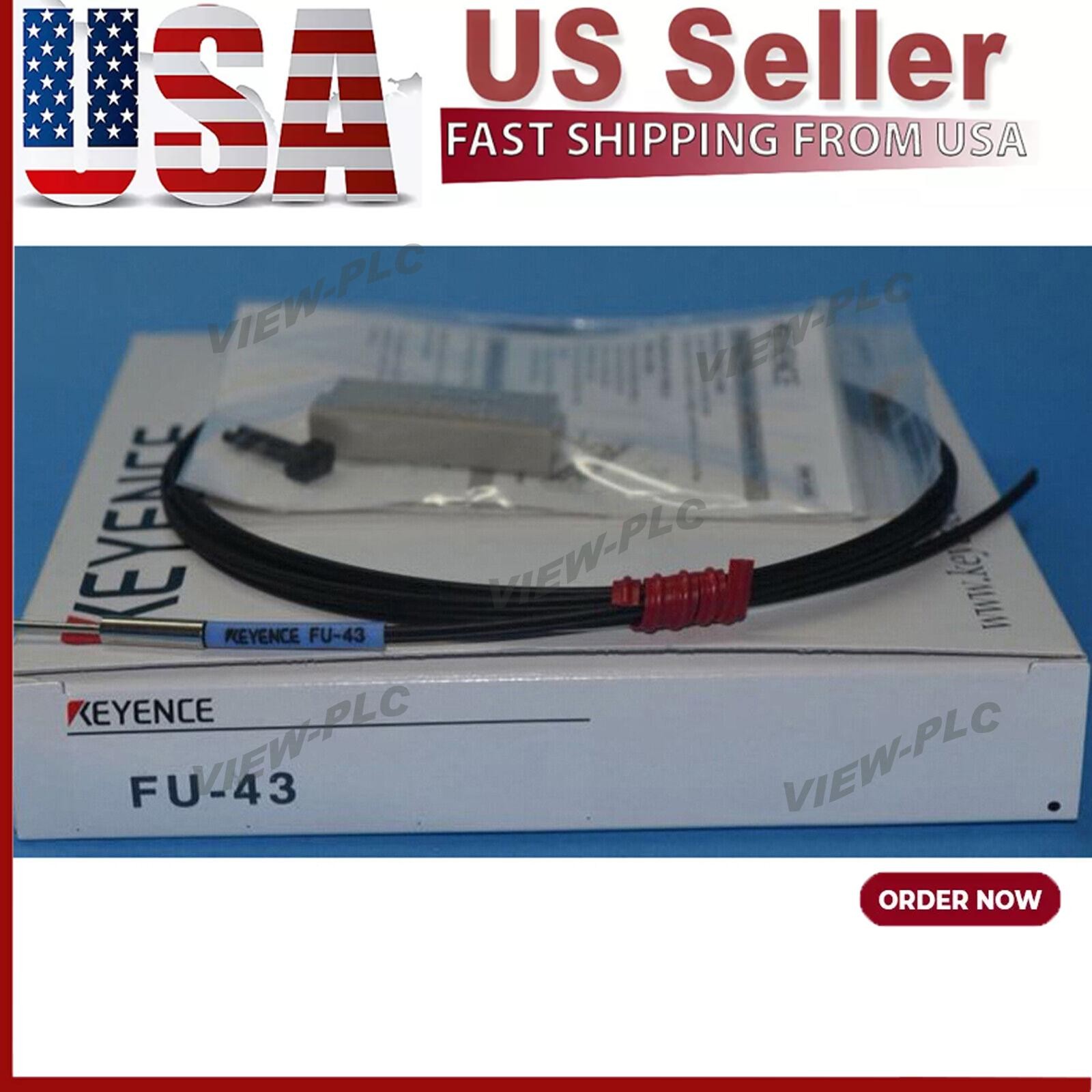 Keyence FU-43 Fiber Optic Sensor FU43 New In Box Free Shipping 1PC #