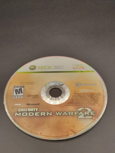Call of Duty Modern Warfare 2 - Xbox 360 - Authentic - Loose Disc - NTSC/US