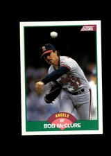Bob McClure - 1989 Score Baseball #58T - California Angels + FAST FREE Ship