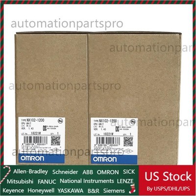 NEW OMRON NX102-1200 Sysmac NX1 Modular CPU NX1021200 US STOCK