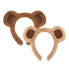 Bear Headband Cute Plush Adjustable Costume Adult Animal Ears Costume Headband