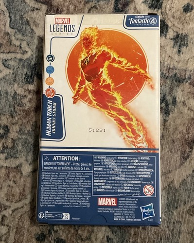 The Fantastic Four: First Steps Marvel Legends Series Human Torch 6-Inch Action - Picture 2 of 3