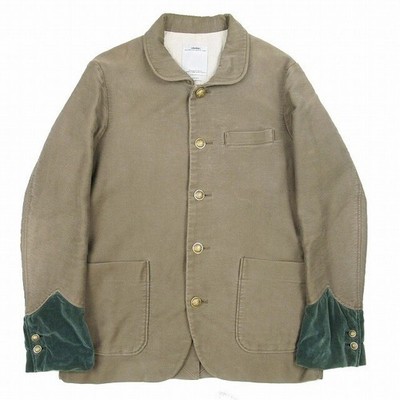 Visvim [RARE] Exclusive 13AW POTOMAC JKT DMGD MOLESKIN Potomac Jacket Size 3v