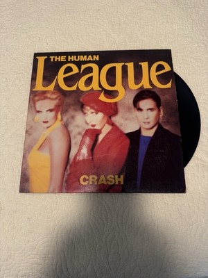 The Human League ' Crash ' Vinyl LP Album STEREO US 1986 VG+/VG+ A&M