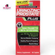 Urinozinc Prostate Health Complex Beta Plus Supplement Urinary Support 60 ct