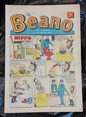 Beano Comic #1235. März 19th/17/18/20/21/22 1966. Geschenk zum 60. Geburtstag. Sehr guter Zustand