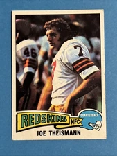 1975 Topps - #416 Joe Theismann Rookie Card Excellent EX Condition Centered