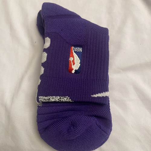 NBA Nike Authentic Large Purple Ankle Socks PSX700-505. S312 - Picture 2 of 4