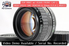 Top Mint Pentax SMC Pentax-A 50mm f/1.4 Fast MF Lens Pentax K Mount Japan