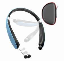 Bluetooth Neckband Headphones, Foldable Wireless Lightweight Neck Headset