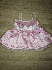 Build A Bear Pink Hearts Dress-Valentines - Very Rare/HTF Hello Kitty/Sanrio 
