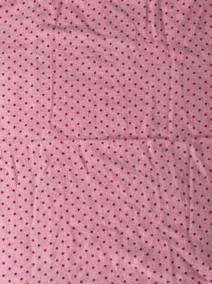 Cobertor de recepção Sanrio bebê Hello Kitty aplique flanela rosa bolinhas Lovey - Imagem 4 de 4