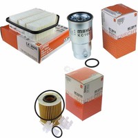 Mahle / Knecht Kraftstofffilter KC 100D Luftfilter LX 3005 ÖLfilter OX 413D1