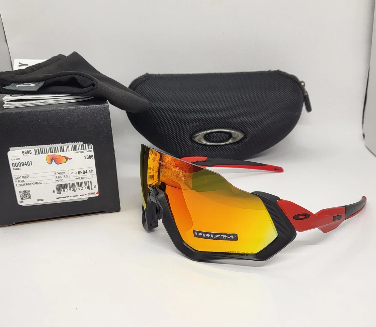 Oakley Flight Jacket Sunglasses for Men for sale - eBay