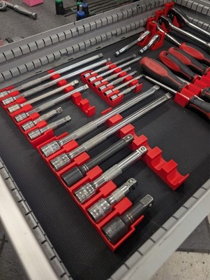 Magnetischer Steckdosen-Verlängerungshalter | Werkzeugkasten-Organizer | Schubladen-Organizer